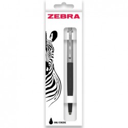 Zebra Pen 901 Druckkugelschreiber, mittlere Spitze, 1,0 mm Feder, schwarze Tinte, Silber, Schwarz, Grau und Dunkelblau, 4er-Pack