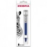 Zebra Pen 901 Druckkugelschreiber, mittlere Spitze, 1,0 mm Feder, schwarze Tinte, Silber, Schwarz, Grau und Dunkelblau, 4er-Pack