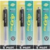 Pilot Dr.Grip Druckkugelschreiber, mittlere Spitze, schwarze Tinte, 3er-Pack (schwarz)