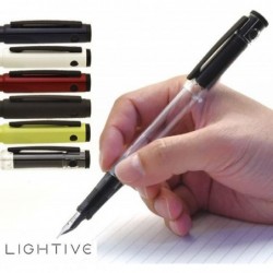 Pilot Füllfederhalter LIGHTIVE Mattschwarz Feinspitze FLT-2SR-MB-F Schwarze Tinte Mit Original Stylus Kugelschreiber Touch Pen