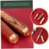 NUOBESTY 5 PCS Vintage Holz-Mini-Füllfederhalter, handgefertigter Messing-Holz-Füllfederhalter mit kurzem Absatz, Taschen-Reisefüllfederhalter für Tagebuchschreiben, Büro- und Schulbedarf