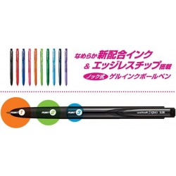 Kugelschreiber Mitsubishi Pencil UMN15538.64 Gel Kugelschreiber Signo RT1 0,38 Blau Schwarz 10 Stifte