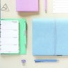 Filofax, radierbarer Kugelschreiber, Classic Pastels Collection, Vista Blue, schwarze Tinte (R149104)