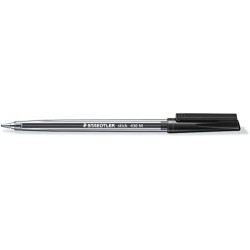 Staedtler Stick 430 M-9CP5 Kugelschreiber, mittelgroß, Schwarz, 50 Stück