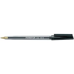 Staedtler Stick 430 M-9CP5 Kugelschreiber, mittelgroß, Schwarz, 50 Stück