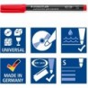 STAEDTLER 313-1 Lumocolor Universal Permanent Superfine Stifte, Gelb, 10 Stück