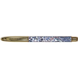 Galison Liberty Tanjore Gardens-Stift in Geschenkbox, enthält einen Kugelschreiber mit schwarzer Tinte und eine aufklappbare Geschenkbox, modischer Schreibstift mit den berühmten Drucken von Liberty London, ein aufregendes Geschenk