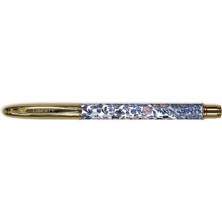 Galison Liberty Tanjore Gardens-Stift in Geschenkbox, enthält einen Kugelschreiber mit schwarzer Tinte und eine aufklappbare Geschenkbox, modischer Schreibstift mit den berühmten Drucken von Liberty London, ein aufregendes Geschenk