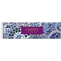 Galison Liberty Tanjore Gardens-Stift in Geschenkbox, enthält einen Kugelschreiber mit schwarzer Tinte und eine aufklappbare Geschenkbox, modischer Schreibstift mit den berühmten Drucken von Liberty London, ein aufregendes Geschenk