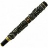 Jinhao 999 Twins Dragon Playing Pear Ancient Black Füllfederhalter Red Jewerly