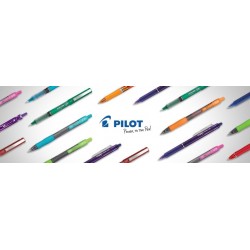 PILOT G2 Premium Gelschreiber mit nachfüllbarem und einziehbarem Rolling Ball, mit Minen, ultrafeine Spitze, schwarz-blau-rote Tinte, 6er-Paket mit Plastikbeutel