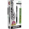 ZEBRA Pen Z-Grip Druckkugelschreiber, mittlere Spitze, schwarze Tinte, 12 pro Packung, 3 Packungen (ZEB22210-3)