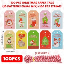 Cholemy 100 Sets Weihnachts-Zuckerstangen-Stifte mit Geschenkanhängern, roter und grüner Weihnachts-Kugelschreiber mit Regenschirm, lustige, süße Tintenstifte für Weihnachtsfeiern, Schule, Büro, Kindergeschenke