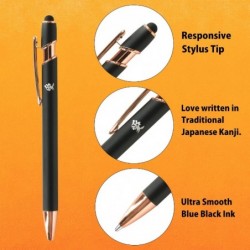 Pilot iro-utsushi Dip Pen Typ Schreibgerät Holzachse Schwarz Mittlere Spitze FIR-180K-BM Mit Original Stylus Kugelschreiber Touch Pen