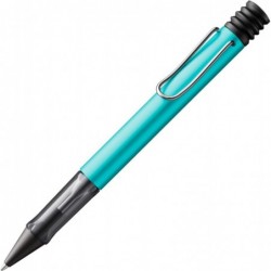 Lamy AL-star turmaline – Kugelschreiber mit transparentem, ergonomischem Griffstück und Strichstärke M – leichtes Aluminiumgehäuse – inklusive Großraummine M 16 in Schwarz