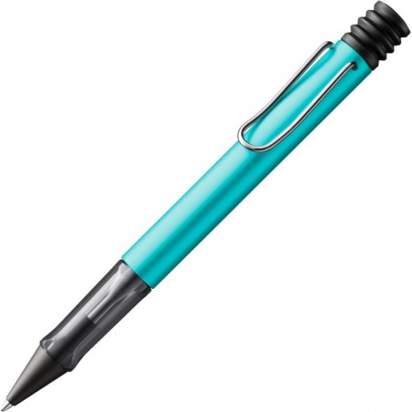 Lamy AL-star turmaline – Kugelschreiber mit transparentem, ergonomischem Griffstück und Strichstärke M – leichtes Aluminiumgehäuse – inklusive Großraummine M 16 in Schwarz