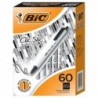 BIC Clic Stic Druckkugelschreiber, 1 mm mittlere Spitze, schwarz, 60 Stück