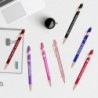 Qingxily Personalisierte Stifte, individuelle Stifte, gravierte Stifte in großen Mengen mit Namen, Text und Logo, individuelle Stylus-Kugelschreiber, schwarze Tinte, 20 Stück, Geschenke für Schule, Büro und Geschäft