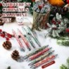 Cholemy Weihnachts-Kugelschreiber, einziehbarer Gel-Tintenstift, 1 mm, süßer Weihnachtsmann-Stift, Cartoon-Stil, schwarze Tinte, für Erwachsene, Schreibwaren, Schreiben, Weihnachtsdekoration, Weihnachtsgeschenke, Party-Zubehör (40 Stück)