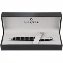 Sheaffer Prelude Kugelschreiber, schwarzer Lack, mit horizontaler Liniengravur