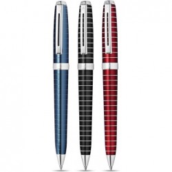 Sheaffer Prelude Kugelschreiber, schwarzer Lack, mit horizontaler Liniengravur