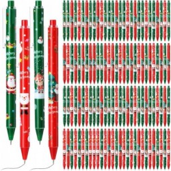 Yeaqee Weihnachts-Kugelschreiber, Gel-Tintenstift, Großpackung mit weihnachtlichen Geschenken, lustige Stifte für die Feiertage, Bürobedarf, Schreiben, Zuhause, Weihnachtsfeiergeschenk, 120 Stück