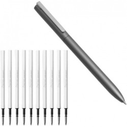 Maßgeschneiderter Metall-Signatur-Stift, personalisierte Stifte, Tintenroller aus Metall, einziehbare mittlere Mine, schwarze Tinte, minimalistischer Kugelschreiber, Stift mit Namensgravur, Geschenk für Vater/Kollegen/Freund/Ehemann