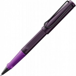 Lamy safari violett-brombeere – Tintenroller mit ergonomischem Griffstück & Strichstärke M – für angenehm langes Schreiben – aus robustem ASA-Kunststoff – inklusive Tintenroller-Mine M 63 in schwarz