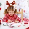 Meanplan 100 Stück Zuckerstangen-Stifte, Weihnachts-Schneemann-Stifte, Regenschirm-Kugelschreiber mit schwarzer Tinte für Weihnachtsgeschenke im Klassenzimmer, Schreibwaren (süßer Stil)