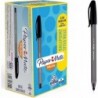 Paper Mate InkJoy 100ST Kugelschreiber | Extrafeine Spitze (0,5 mm) | Schwarz | 50 Stück