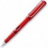 Lamy Safari Füllfederhalter – Coole Stifte mit elegantem Design, die besten Stifte für flüssiges Schreiben, Tagebuchschreiben und Kalligraphie – Roter Stift mit feiner Spitze