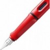 Lamy Safari Füllfederhalter – Coole Stifte mit elegantem Design, die besten Stifte für flüssiges Schreiben, Tagebuchschreiben und Kalligraphie – Roter Stift mit feiner Spitze