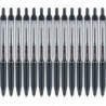 Pilot, Precise V5 RT, nachfüllbarer und einziehbarer Kugelschreiber, extrafeine Spitze 0,5 mm, schwarz, 14er-Pack