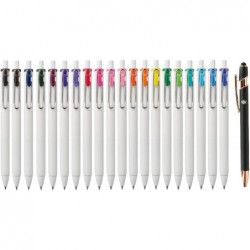 Uniball One Gel-Tinte 0,38 mm Kugelschreiber 20 Farben Set UMNS38-20C Japan Import mit Original Stylus Kugelschreiber Touch Pen