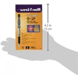 Sanford Brands Uni-Ball 207 Impact Gelstift, schwarz, (12er-Pack)