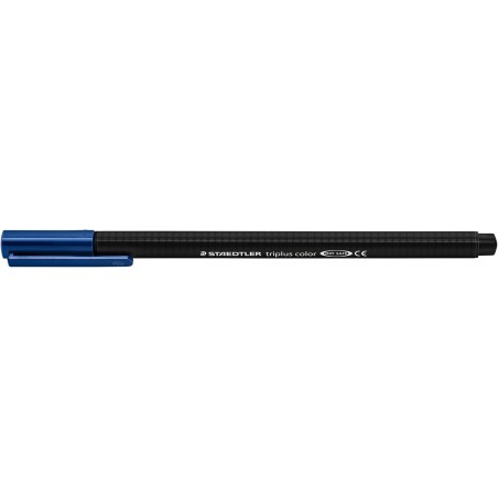 Staedtler 323 Triplus Colour Fasermaler, 1,0 mm, Schwarz, 10er Pack