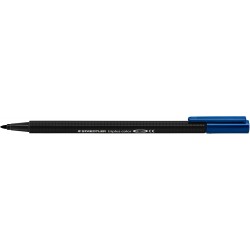 Staedtler 323 Triplus Colour Fasermaler, 1,0 mm, Schwarz, 10er Pack