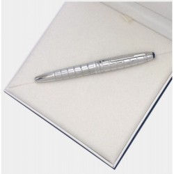 Montblanc Solitaire Platinum-Plated Facet LeGrand Füllfederhalter