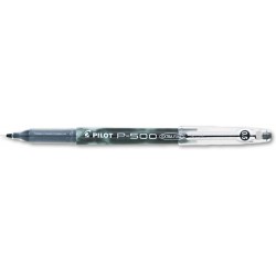 Pilot, Precise P-500 Gel-Tintenroller, extrafeine Spitze 0,5 mm, schwarz, 12 Stück