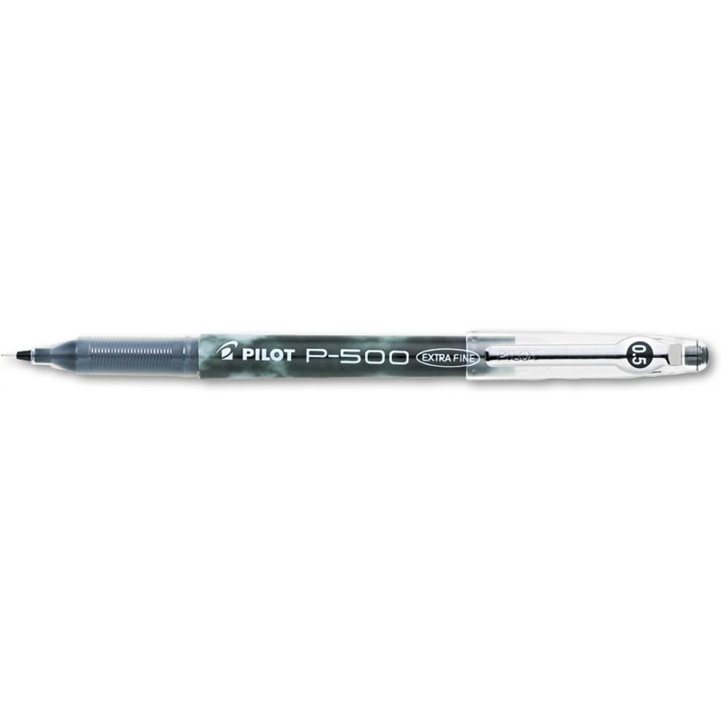 Pilot, Precise P-500 Gel-Tintenroller, extrafeine Spitze 0,5 mm, schwarz, 12 Stück