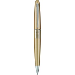 PILOT Metropolitan Collection Kugelschreiber, goldener Schaft, Zickzack-Design, mittlere Spitze, schwarze Tinte (91303)