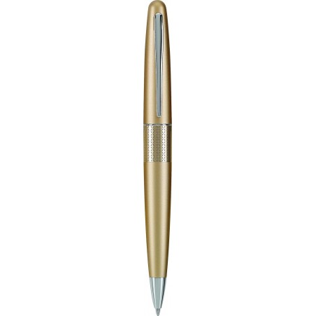 PILOT Metropolitan Collection Kugelschreiber, goldener Schaft, Zickzack-Design, mittlere Spitze, schwarze Tinte (91303)