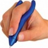 PenAgain Ergo-Sof Druckkugelschreiber, Blau, Schwarze Tinte (00021), 3er-Pack