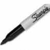 Sharpie 30101 Permanentmarker mit feiner Spitze, Schwarz, 6er-Pack