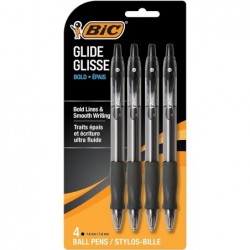 BIC 859025 Velocity Druckkugelschreiber, dicke Spitze, schwarze Tinte