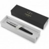 Parker Tintenroller, Jotter Bond Street Tintenroller, Chromverzierung, feine Spitze, schwarz