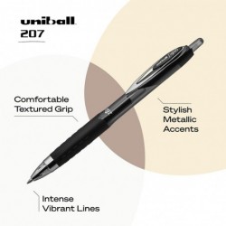 Uniball Signo 207 Gelstift, 8er-Pack, 0,7 mm mittlere verschiedene Stifte, Geltintenstifte | Von Uniball verkaufte Büromaterialien sind Stifte, Kugelschreiber, Farbstifte, Gelstifte, Stifte mit feiner Spitze und Stifte mit weicher Schreibkraft