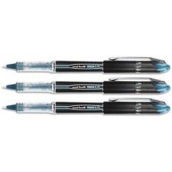 uniball Vision Elite Stick Rollerball, Blau-Schwarz, Micro Pnt, 3 Stifte 69176