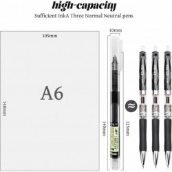 VAKUUM, 48 Stück schwarze Tintenroller mit 0,5 mm feiner Spitze, beste Stifte für sanftes Schreiben, Flüssigtintenstifte zum Schreiben, Tagebuchschreiben, Notizen machen, für die Schule oder das Büro.