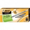 BIC Round Stic Xtra Life Kugelschreiber, mittlere Spitze (1,0 mm), schwarz, 12 Stück